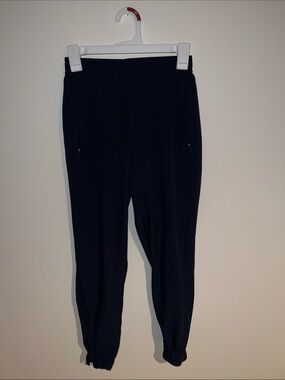 Women’s Navy Jogger Pants with Elastic Cuffs